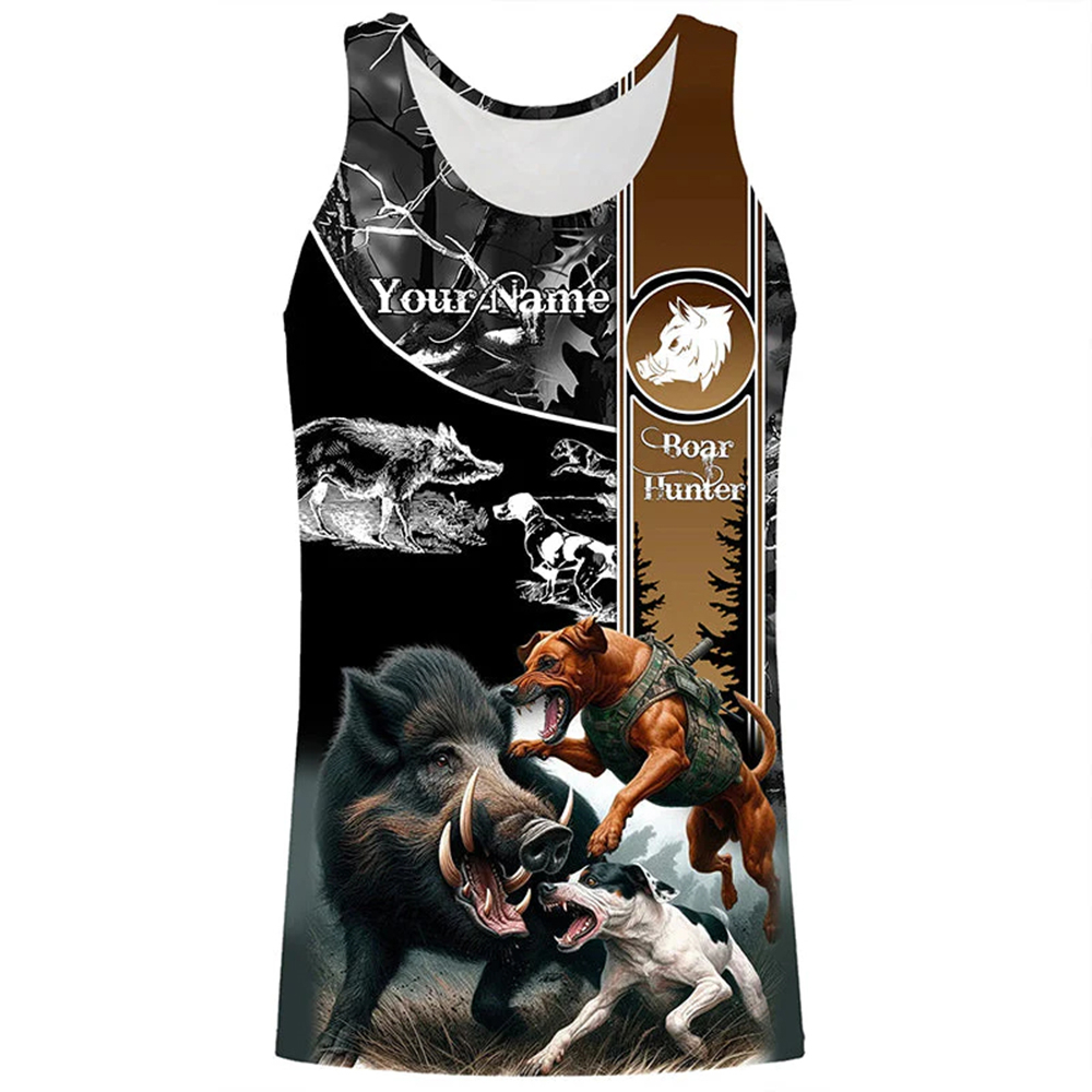 Wildman Hunting & Outdoor Polokwane - Custom Name Boar Hunter Tank Top