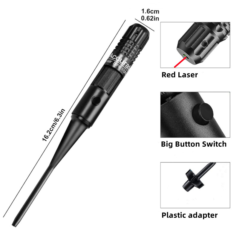 Laser Boresighter Kit - Tactical Universal Red Green Laser Bore