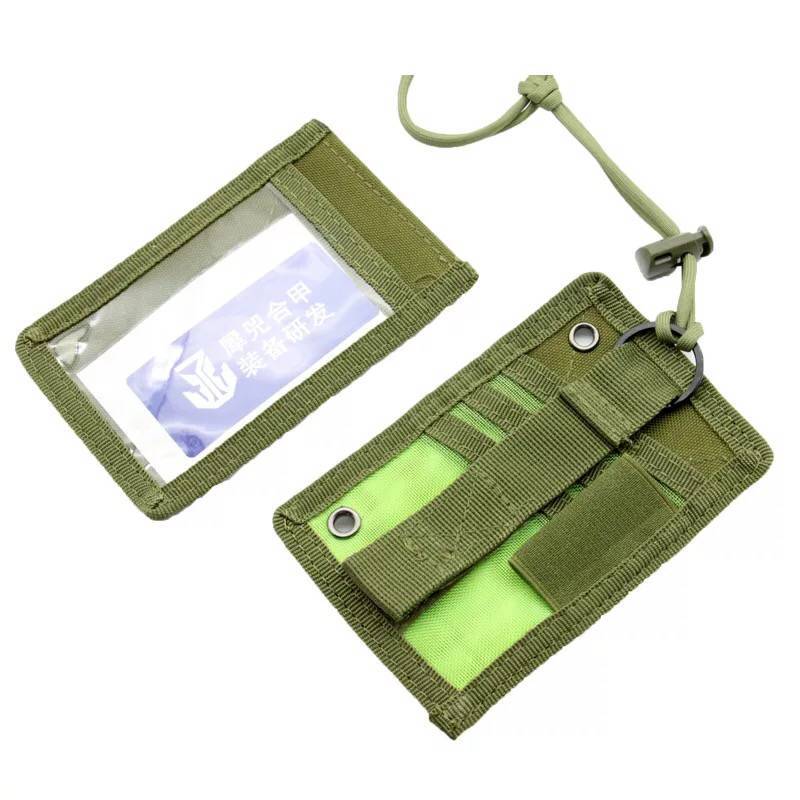 Outdoor Hunting Guide - Tactical ID Card Holder Hook Loop