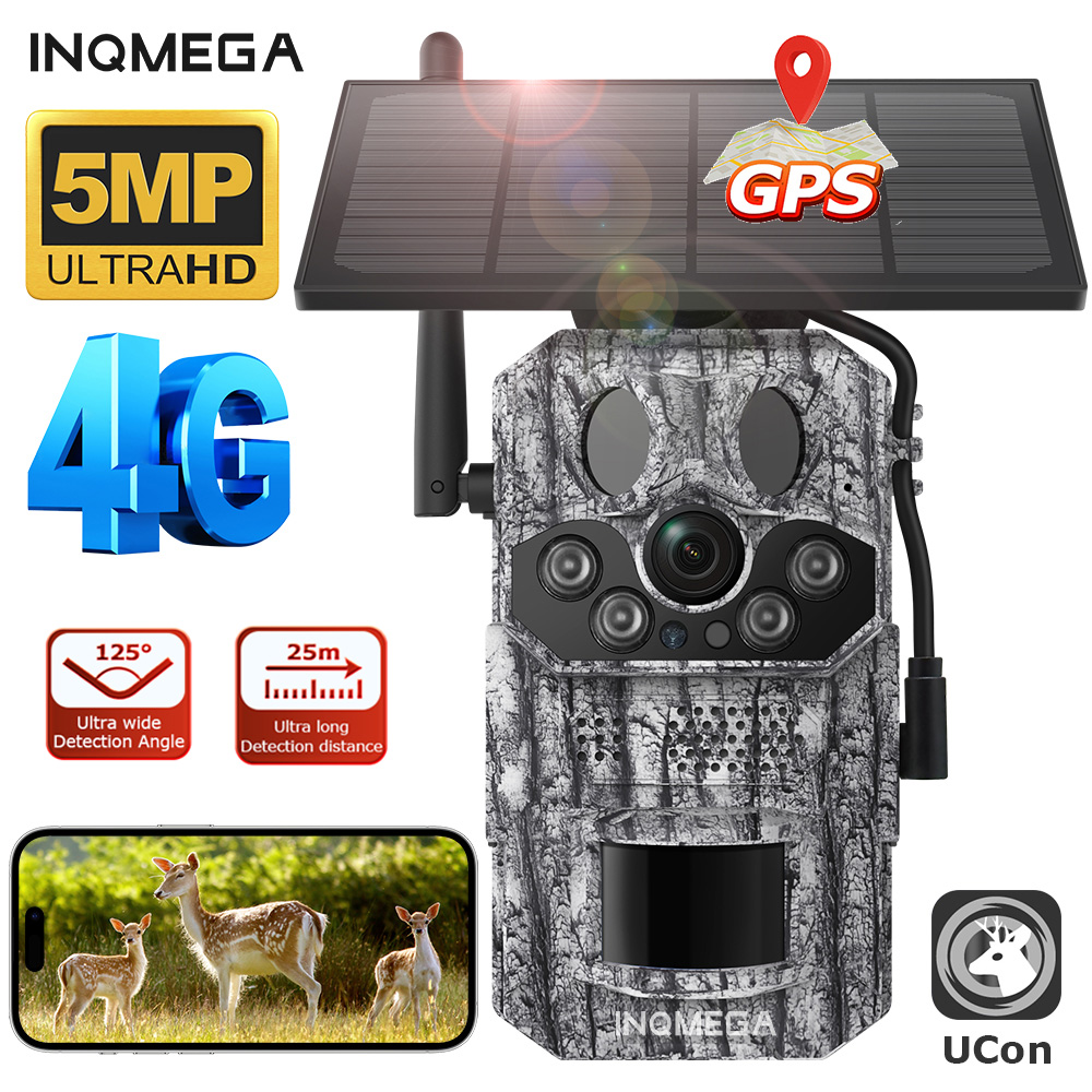 Trail Camera Infrared - INQMEGA4G 2K 5MP PIR Motion Activated