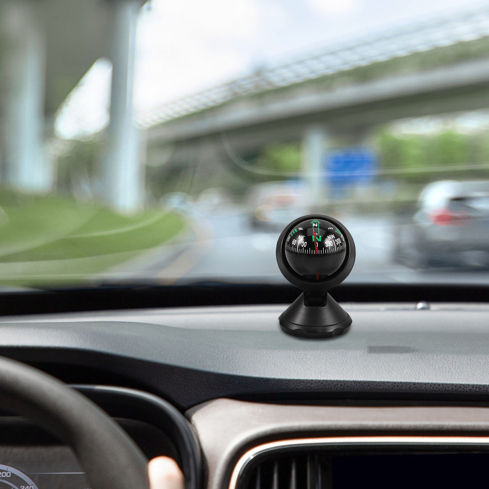 Outdoor Hunting Guide - Car Compass Ball Dashboard Mounted Precision