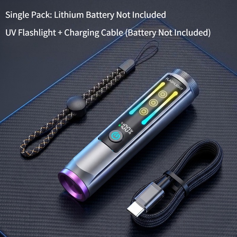 365nm High Power Rechargeable  - Tactical Flashlight Rechargeable recension och pris