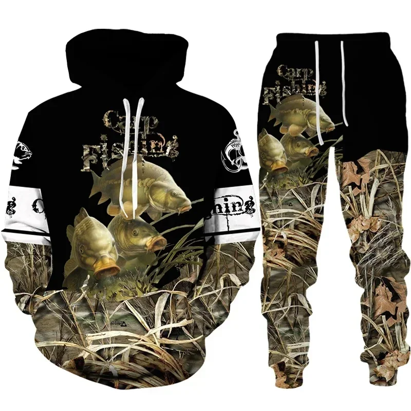 Cool Carp Fishing 3D Printed U - Outdoor Hunting Hoodie recension och pris