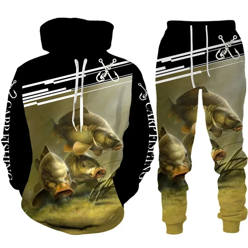 Cool Carp Fishing 3D Printed U - Outdoor Hunting Hoodie recension och pris