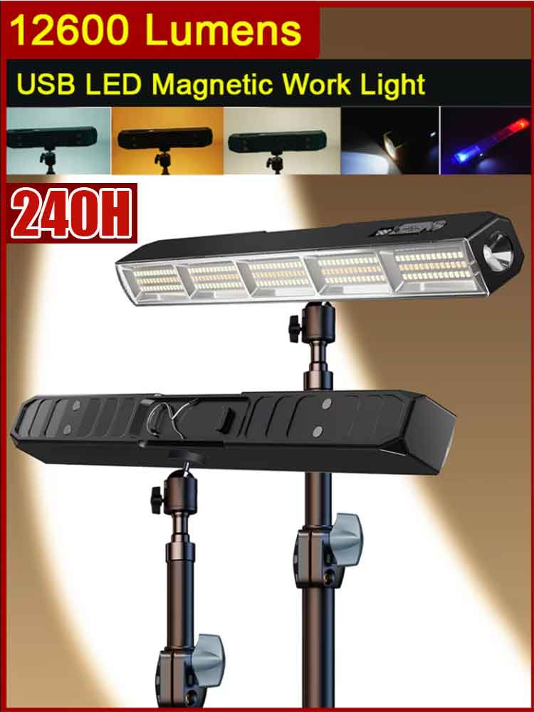 High Power Magnetic LED Light  - Tactical Flashlight Rechargeable recension och pris