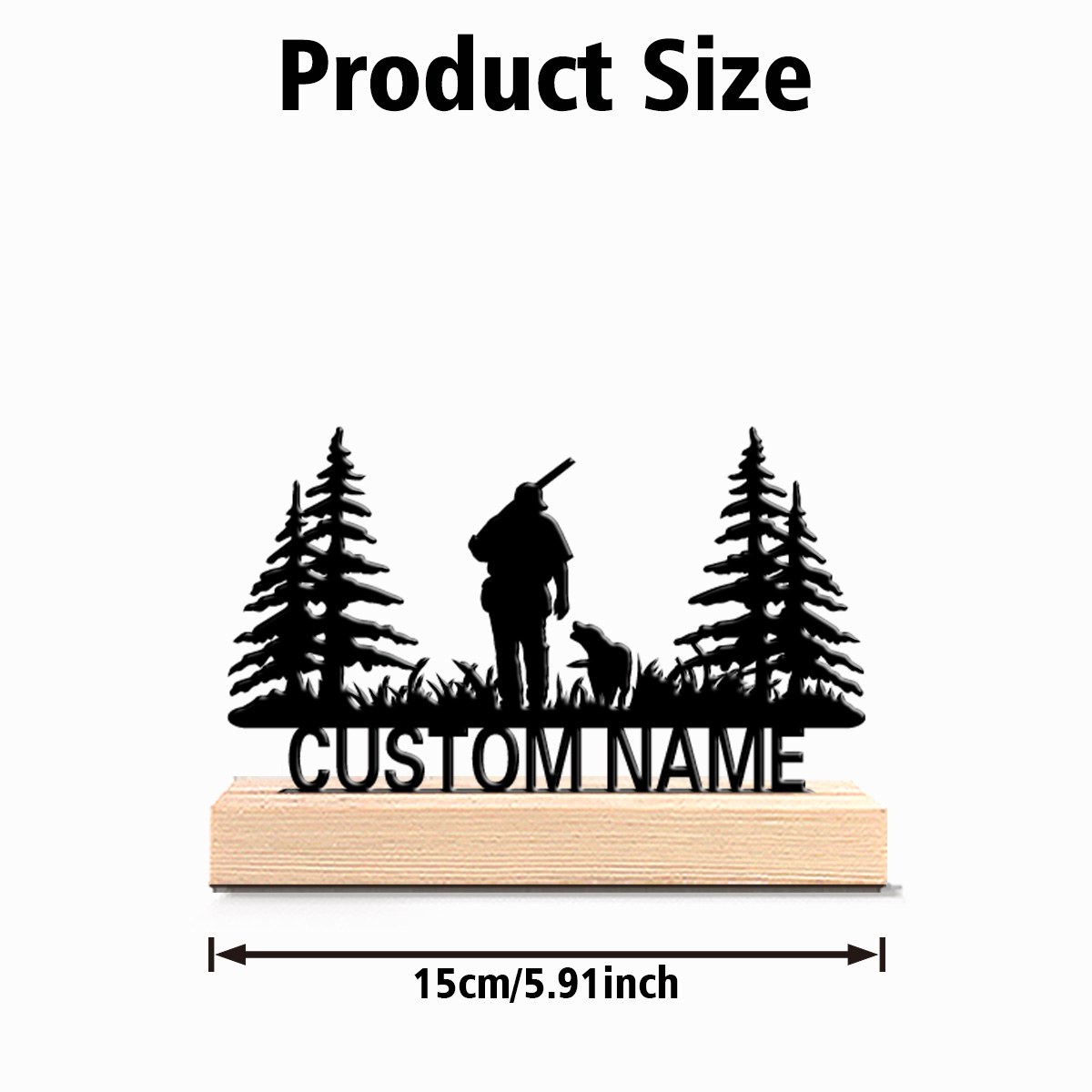 1pc Fashion ersonalized Custom - Hunting Outdoor Christmas Decorations recension och pris
