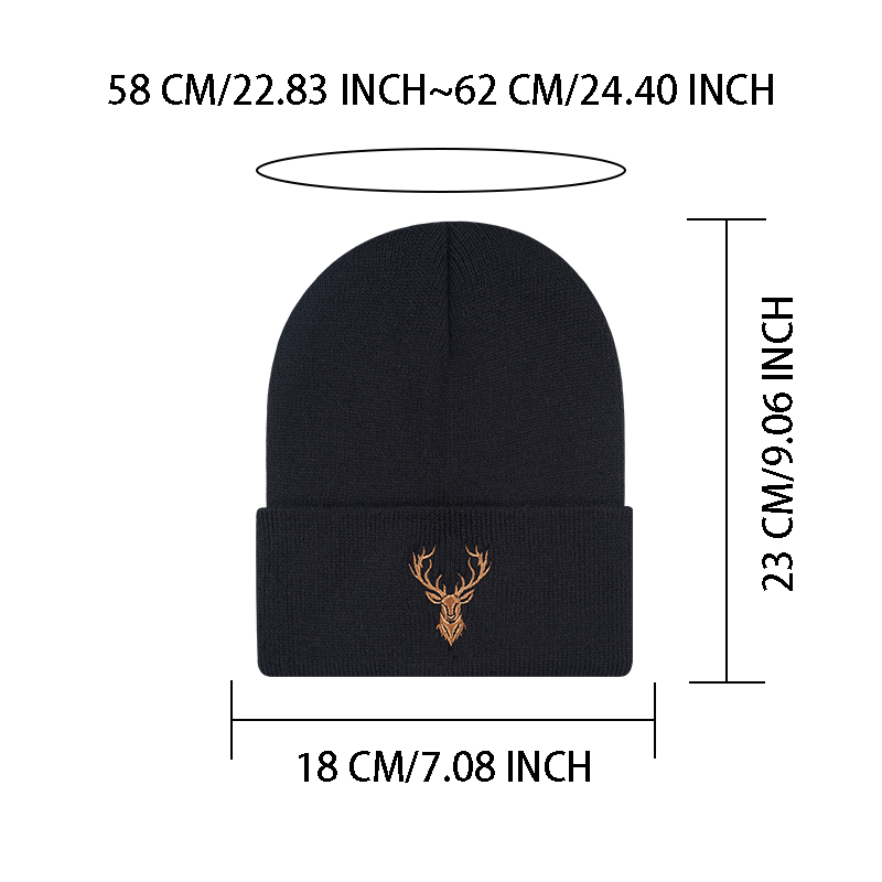 Retro Bucks Moose Embroidered  - Hunting Outdoor Christmas Decorations recension och pris