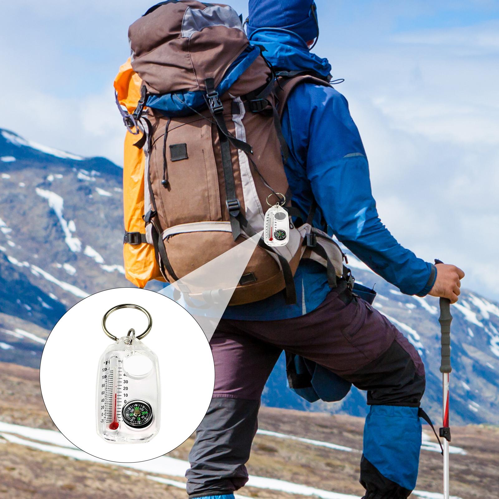 Portable Outdoor Keychain Comp - Outdoor Hunting Guide recension och pris