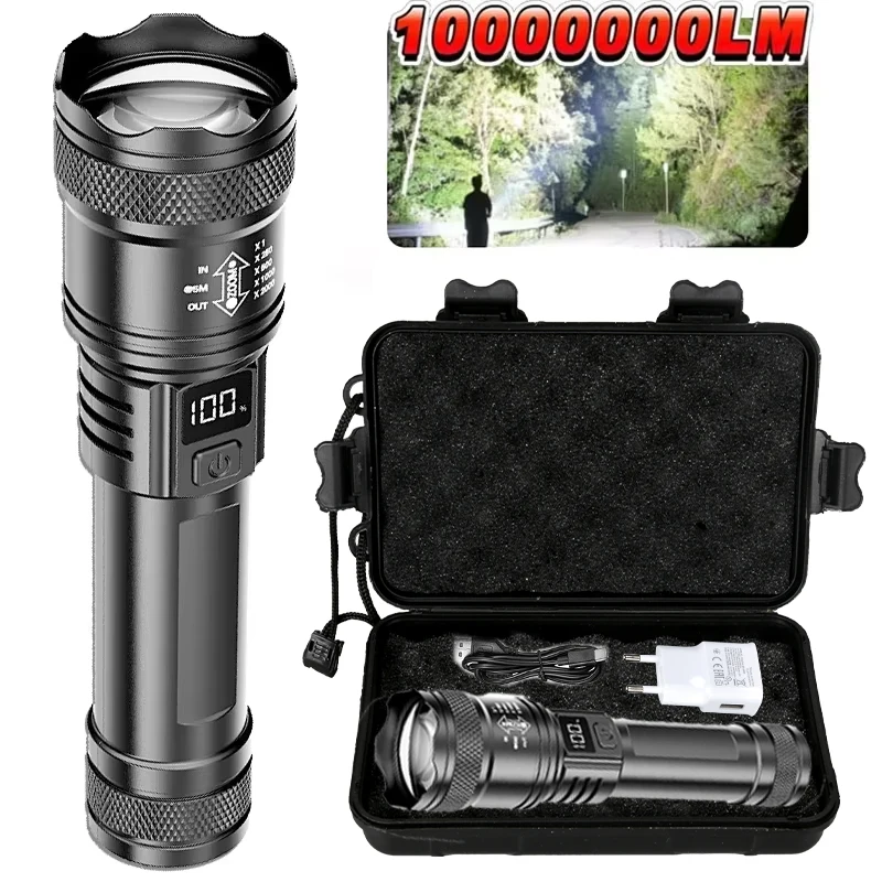 TY-908M Led Flashlight 2000LM  - Tactical Flashlight Rechargeable recension och pris