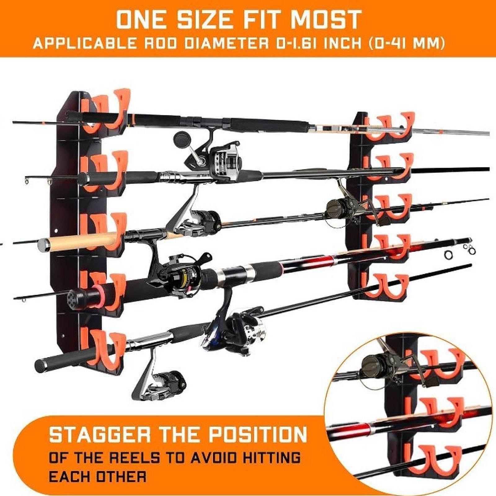 Garage Fishing Pole Holder Wal - Outdoor Hunting Gear Store recension och pris