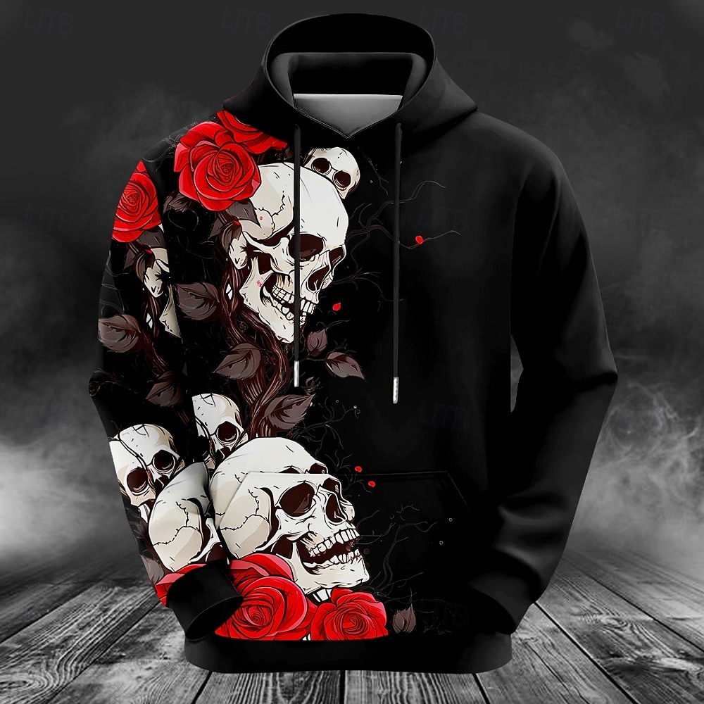 Men's Deer print Hoodie Sweats - Outdoor Hunting Hoodie recension och pris