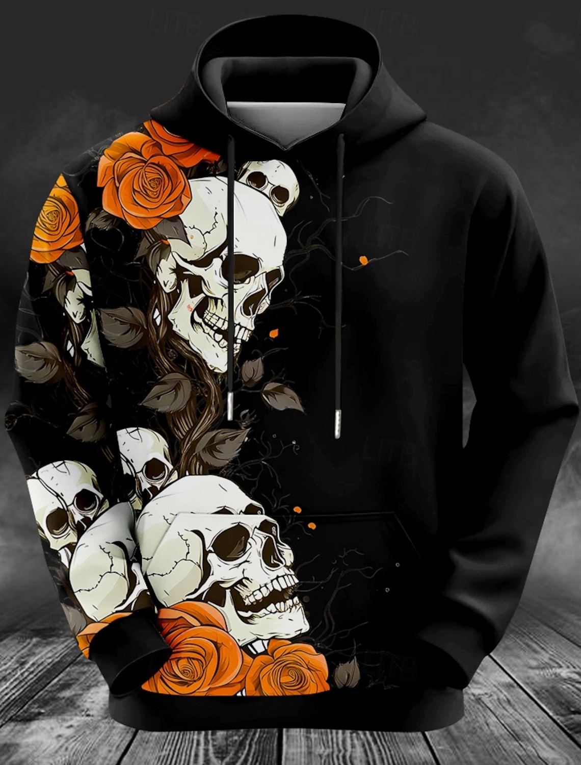 Men's Deer print Hoodie Sweats - Outdoor Hunting Hoodie recension och pris