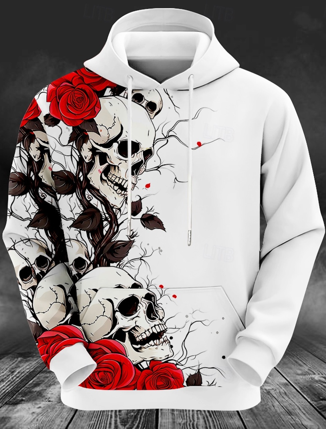 Men's Deer print Hoodie Sweats - Outdoor Hunting Hoodie recension och pris