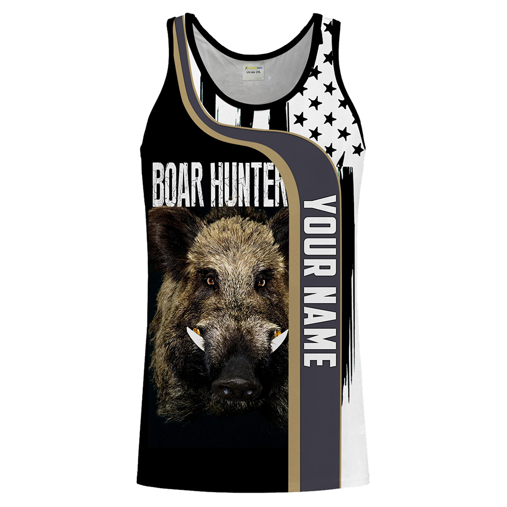 Custom Name Boar Hunter Tank T - Wildman Hunting & Outdoor Polokwane recension och pris