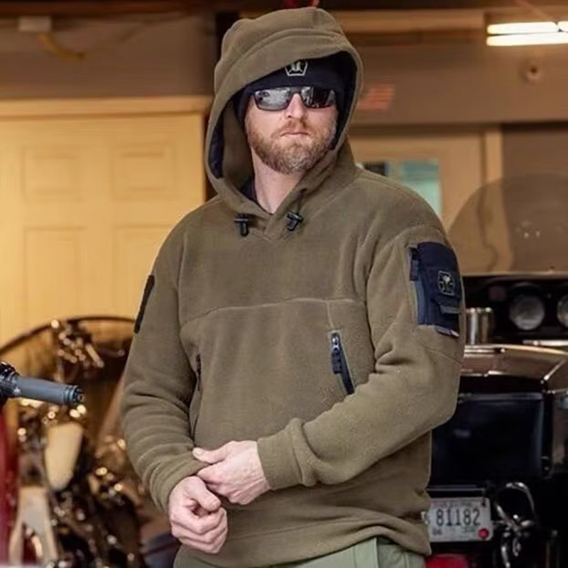 Men Winter Thermal Fleece Outd - Outdoor Hunting Hoodie recension och pris