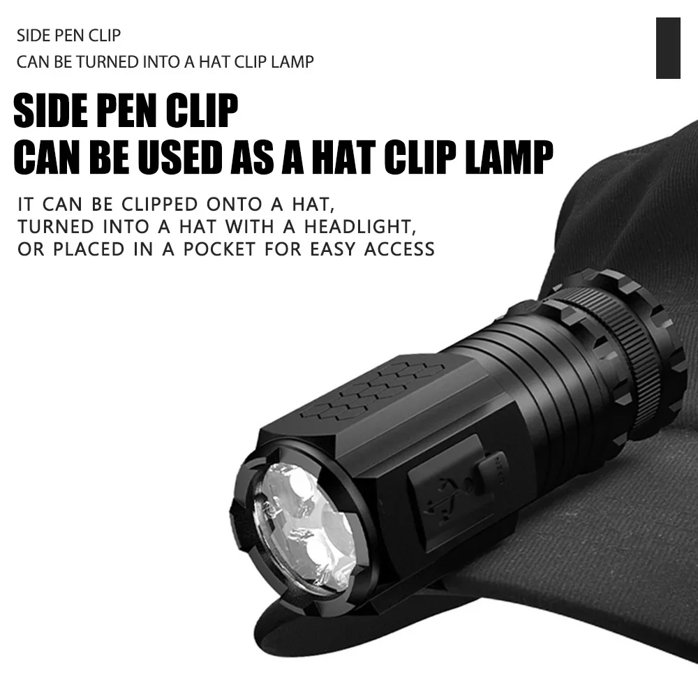 Powerful Mini LED Flashlight S - Tactical Flashlight Rechargeable recension och pris