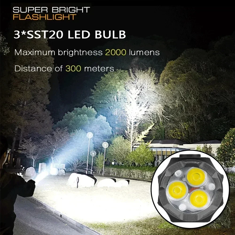 Powerful Mini LED Flashlight S - Tactical Flashlight Rechargeable recension och pris
