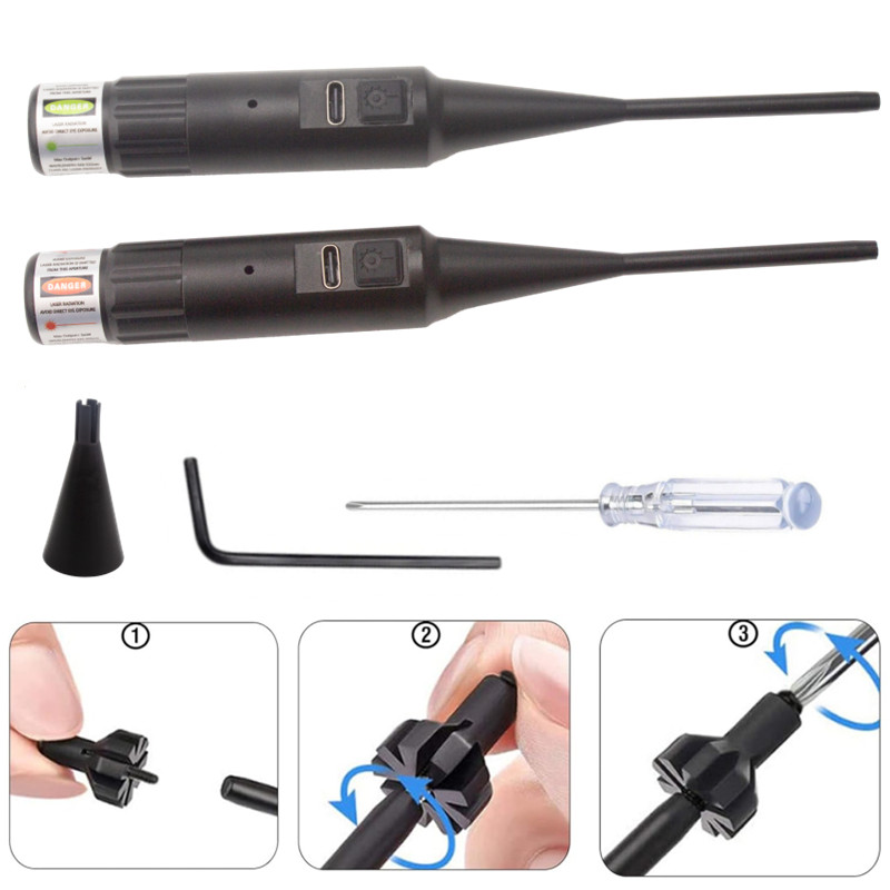 Bore Sight Kit 12Adpaters Lase - Laser Boresighter Kit recension och pris