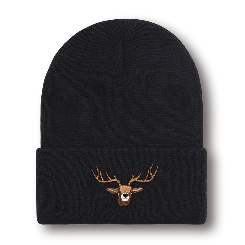 Deer Head Elk Embroidered Adul - Hunting Outdoor Christmas Decorations recension och pris