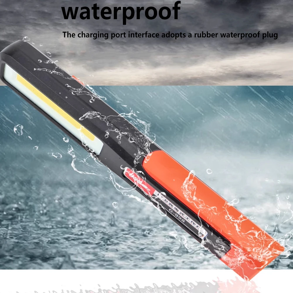 Powerful COB LED Work Light Ca - Tactical Flashlight Rechargeable recension och pris