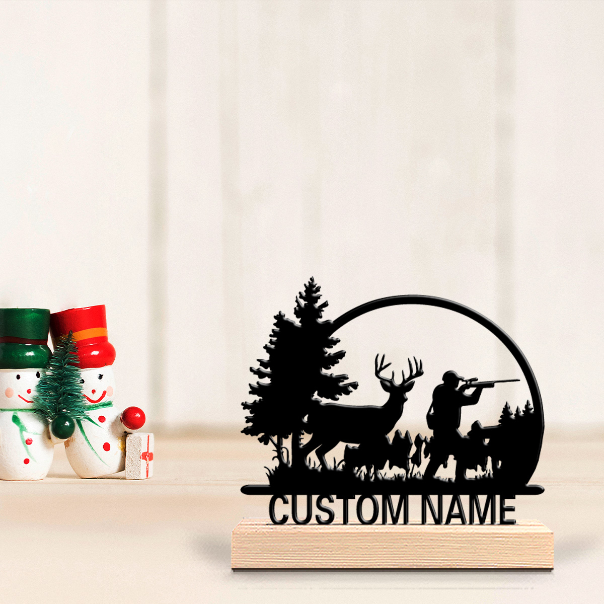 1pc Fashion ersonalized Custom - Hunting Outdoor Christmas Decorations recension och pris