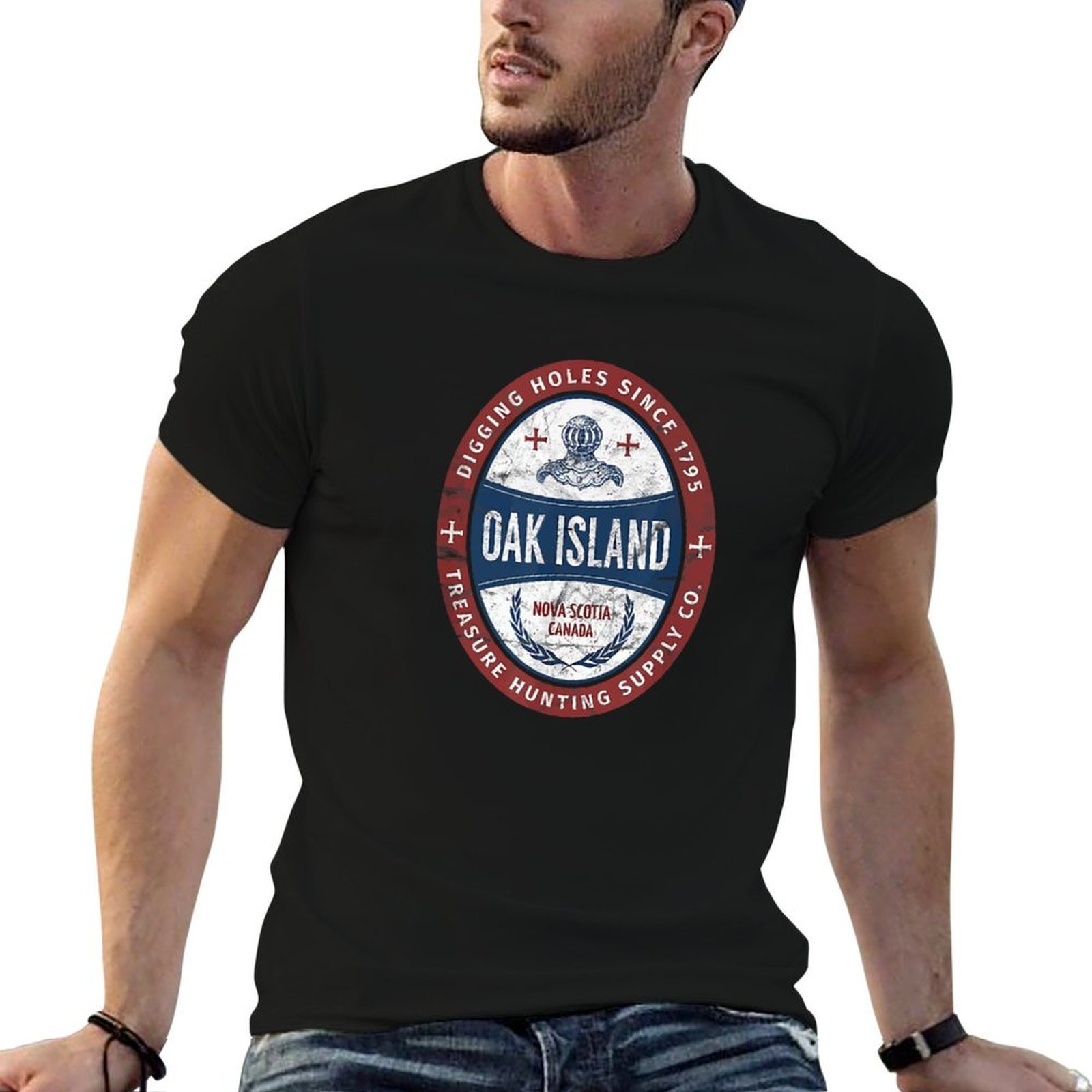 Oak Island Treasure Hunting Te - Outdoor Hunting Hoodie recension och pris