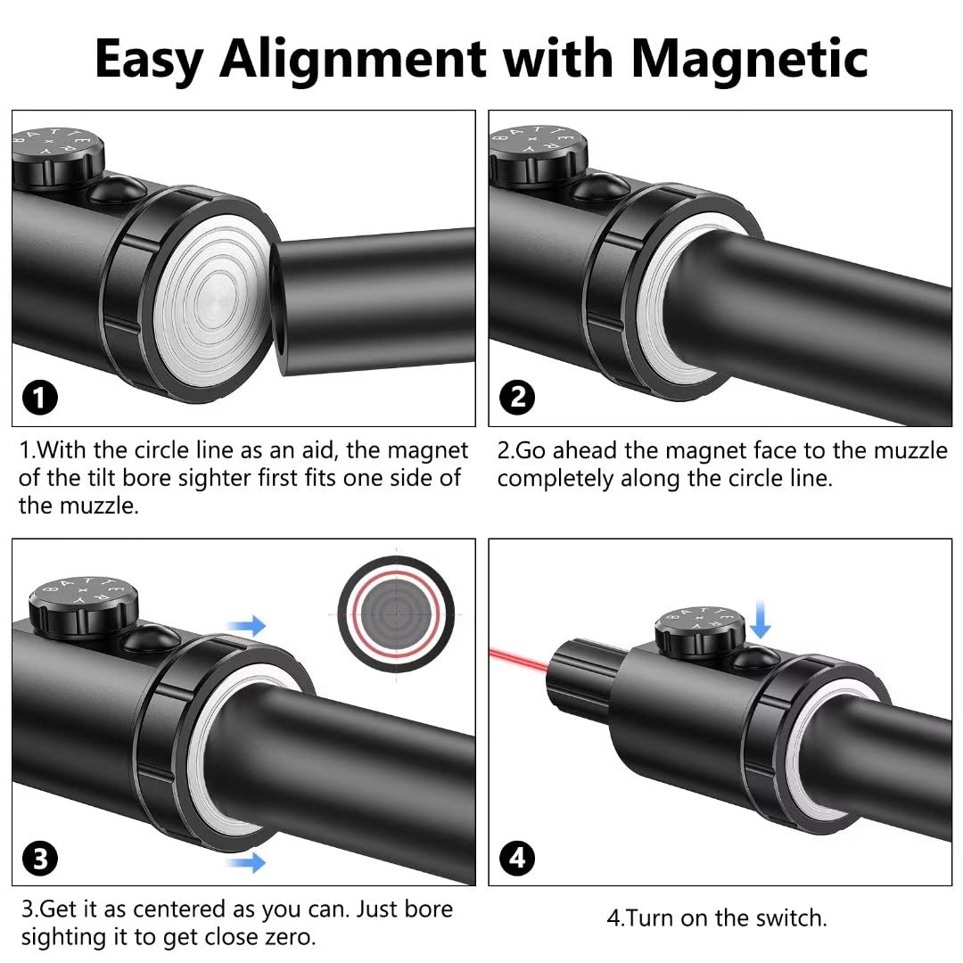 Magnetic Bore Sight Green Lase - Laser Boresighter Kit recension och pris