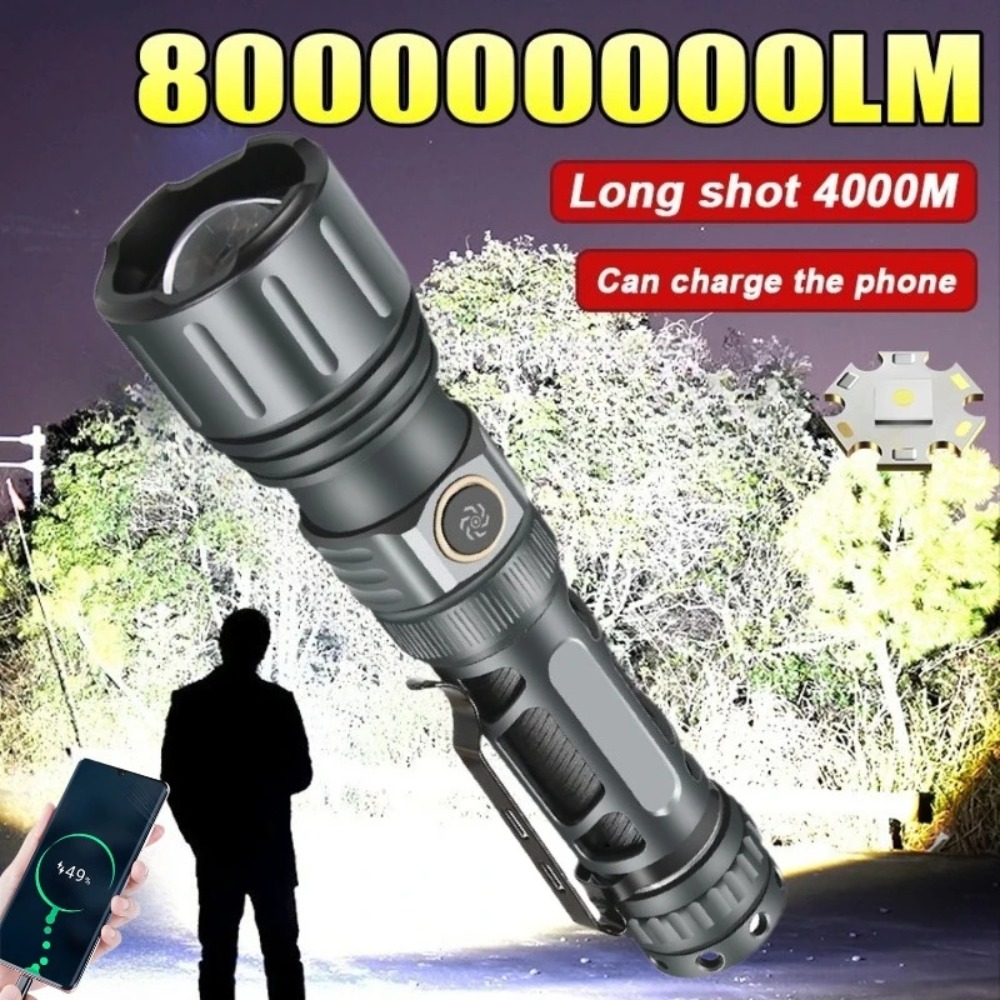 Super Bright Flashlight Portab - Tactical Flashlight Rechargeable recension och pris