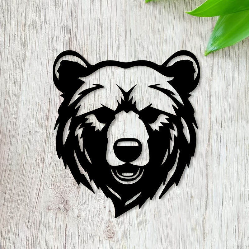 Hunting Bear Metal Wall Art Ir - Hunting Outdoor Christmas Decorations recension och pris