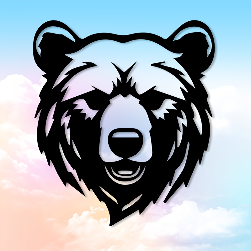 Hunting Bear Metal Wall Art Ir - Hunting Outdoor Christmas Decorations recension och pris