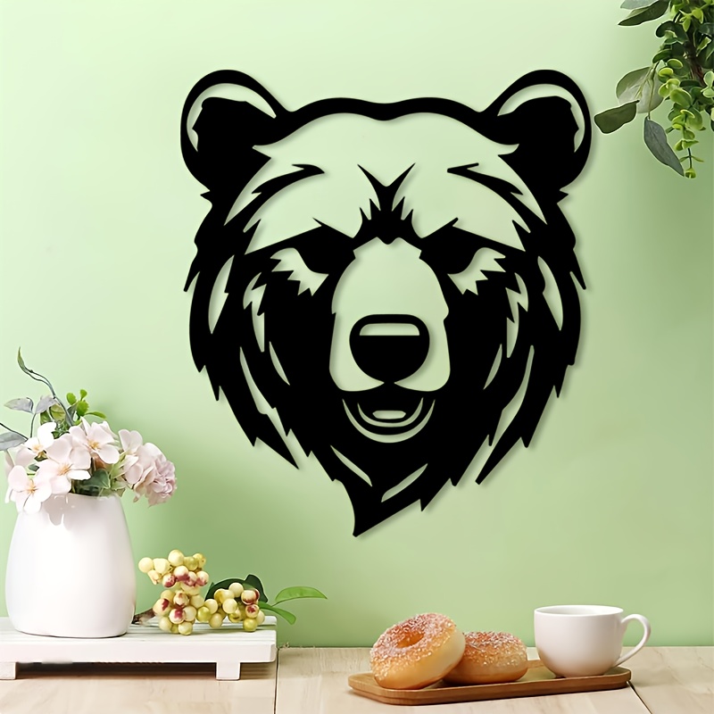 Hunting Bear Metal Wall Art Ir - Hunting Outdoor Christmas Decorations recension och pris