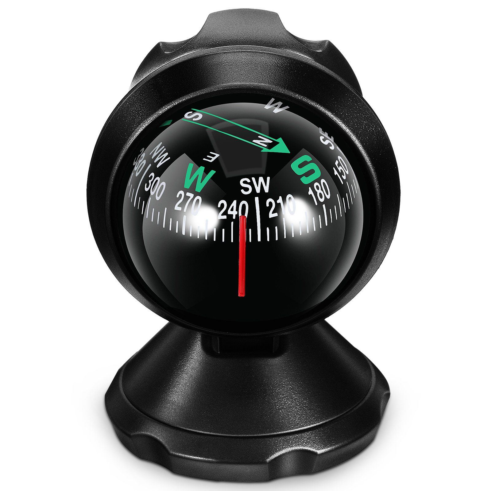 Car Compass Ball Dashboard Mou - Outdoor Hunting Guide recension och pris