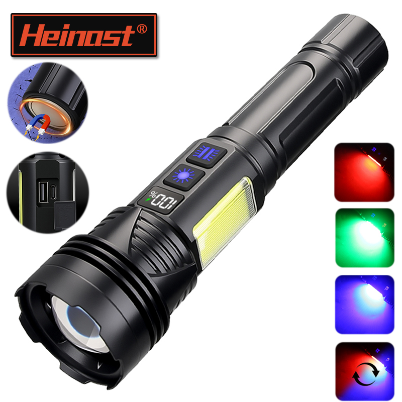 Powerful LED Handheld Flashlig - Tactical Flashlight Rechargeable recension och pris