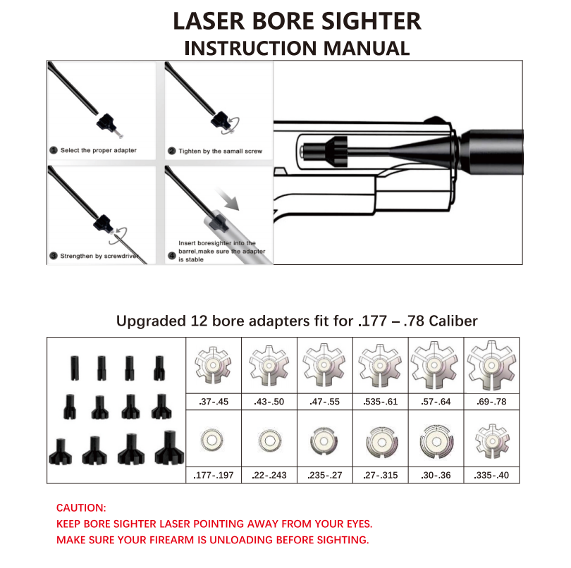 Tactical Laser Bore Sighter Ki - Laser Boresighter Kit recension och pris